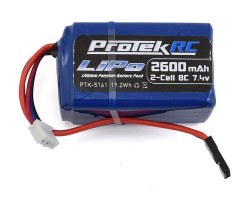 LiPo Kyosho & Tekno Hump Receiver Battery Pack (7.4V/2600mAh)