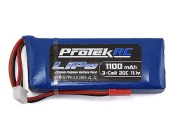 3S "High Power" LiPo 20C Battery Pack (11.1V/1100mAh) (Blade SR)