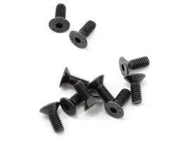ProTek RC 4x10mm "High Strength" Flat Head Screws (10)