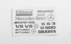 Logo Decal Sheet for TRX-4 Mercedes-Benz G-500