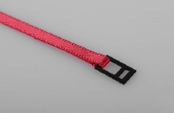 "Tie Down Strap with Metal Latch, Red"