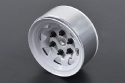 1.55 Stamped Steel Beadlock Wheel, White