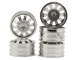 "RC4WD Fuel Off-Road 1.9"" FF60 Dually Wheels (Silver) (4) (Front & Rear)"