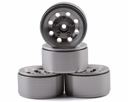 RC4WD Classic 8-Hole 1.0" Beadlock Wheels (Silver) (4)
