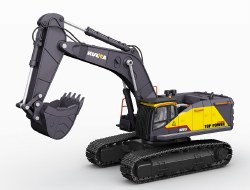 Huina 1/14 Rc Metal Excavator 22Ch