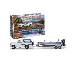 1/24 1980 Ford Bronco with Bass Boat