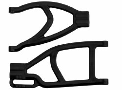 Extended Left Rear A-Arms, Black; Summit & Revo