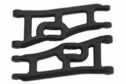 Wide Front A-arms, Black; Traxxas Rustler Stampede