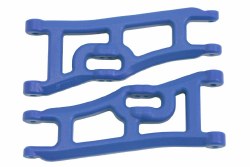 Wide Front A-arms, Blue; Traxxas Rustler Stampede