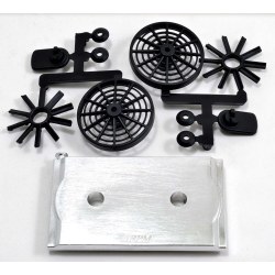 1/10 Scale Mock Radiator and Fans