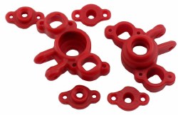 Axle Carriers, Red: 1/16 EVR/SLH