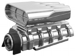 Mock Intake and Blower Set, Chrome