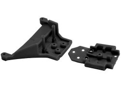 Front LCG Bulkhead; Blk: TRA SLH 4x4 & 1/10 Rally