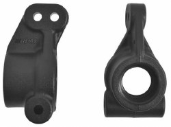 ECX R Axle Carriers, Black; RUC, BST, CIR, TOR 2wd