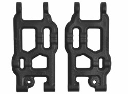 Rear A-Arms, Black: Losi Mini 8ight