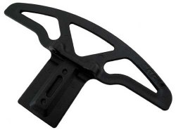 Wide Front Bumper, A-Arm Mount, Black: Jato