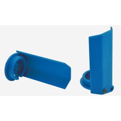 Shock Shaft Guards: Traxxas X-Maxx, Blue