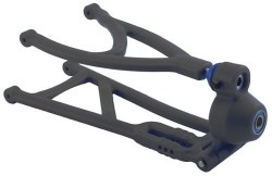 True-Track Rear A-Arm Conversion, Black: Revo