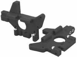 Rear Bulkheads for T-Maxx & E-Maxx, Black