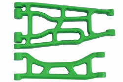 Upper & Lower A-Arm Pair, Green: Traxxas X-Maxx