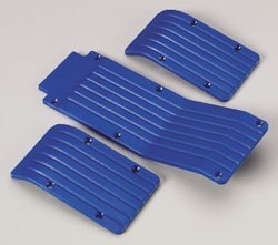 80115 Skid/Wear Plate Blue 3pc T/EMx