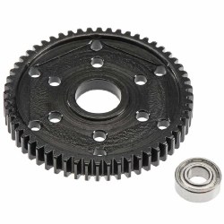 Steel 56T Stock Repl 32P Gear, Black:SCX10/SMT10