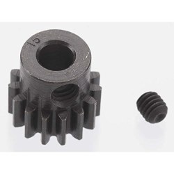 Extra Hard 15 Tooth Blackened Steel 32p Pinion 5mm