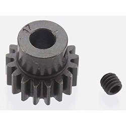 Extra Hard 17 Tooth Blackened Steel 32p Pinion 5mm