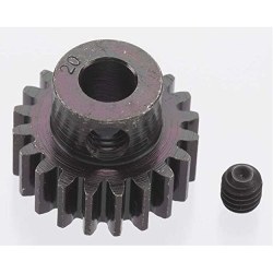 Extra Hard 20 Tooth Blackened Steel 32p Pinion 5mm