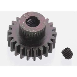 Extra Hard 22 Tooth Blackened Steel 32p Pinion 5mm