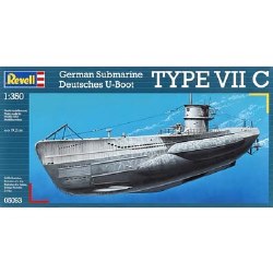 U-BOAT TYPE  VII C, w interior  1/350