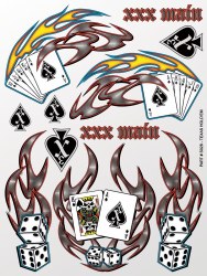 Texas Hold'em Sticker Sheet