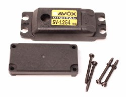 Top & Bottom Servo Case w/ Screws, for SV1254MG Servo