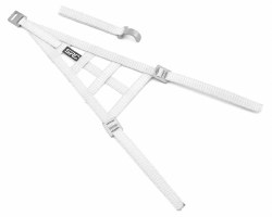 Sideways RC Scale Drift Triangle Window Net (White)