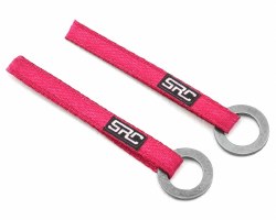 Sideways RC Scale Drift Nylon Tow Sling w/Ring Hook (Pink) (2)