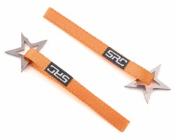 Sideways RC Scale Drift Nylon Tow Strap w/Star Hook (Orange) (2)