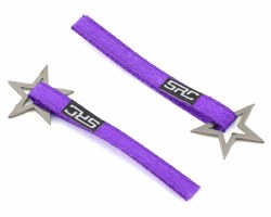 Sideways RC Scale Drift Nylon Tow Strap w/Star Hook (Purple) (2)