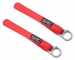 Sideways RC Scale Drift Nylon Tow Sling w/Steel Ring (Red) (2)