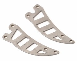Sideways RC Scale Drift Custom Wing Mount (Silver) (Style 2)