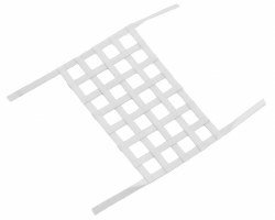 Sideways RC Scale Drift Window Net (White) (Large)