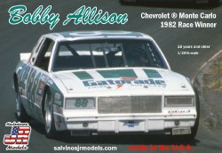1/24 Bobby Allison Chevrolet Monte Carlo 1982 Race Winner Model Kit