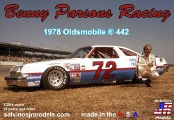 1/25 Benny Parson Racing 1978 Oldsmobile 442 Model Kit