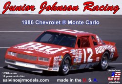 1/24 Junior Johnson 1986 Chevrolet Monte Carlo driven by Neil Bonnet Model Kit