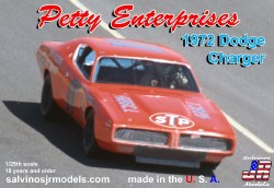 1/25 Petty Enterprises 1972 Dodge Charger Model Kit