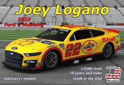 1/24 Team Penske 2023 Joey Logano Ford Mustang