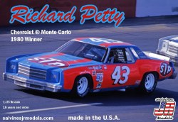 1/25 Richard Petty #43 Chevrolet Monte Carlo 1980 Winner Model Kit