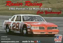 1/24 Ranier Racing 1983 Pontiac LeMans driven by Cale Yarborough Model Kit