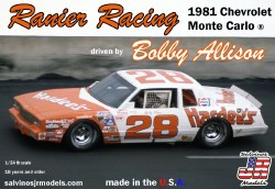 1/24 Ranier Racing 1981 Monte Carlo Driven by Bobby Allison Model Kit