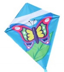 Skydog Kites Butterfly Diamond Kite, 26"