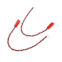 Sky Remote ID 6" 4 pin ZHR to Red JST Adapter *2pcs
